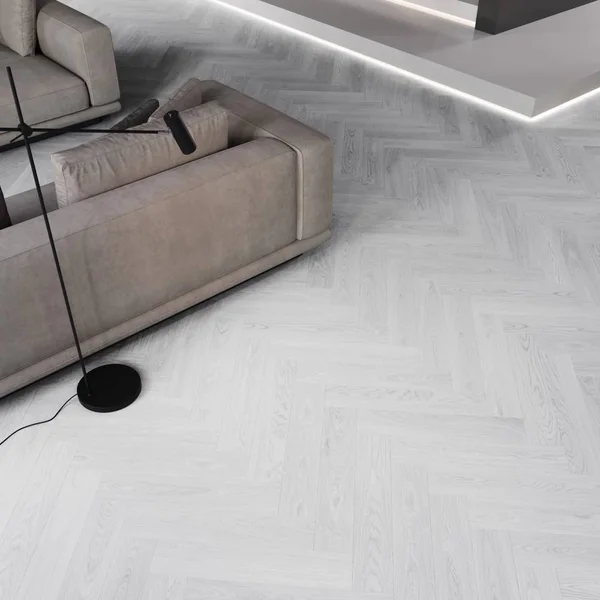 Panele winylowe SPC Jodełka Dąb Diamentowy Szary 5 mm Klas