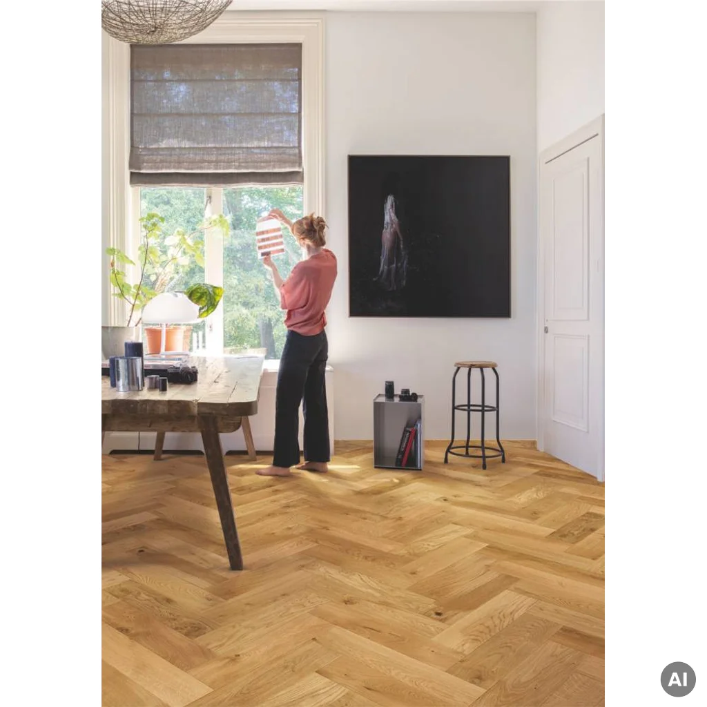 QUICK-STEP Jodełka Dąb Gower Matt DIS3201T 13.5 mm, 400089925, Podłoga drewniana, Disegno, Quick-Step