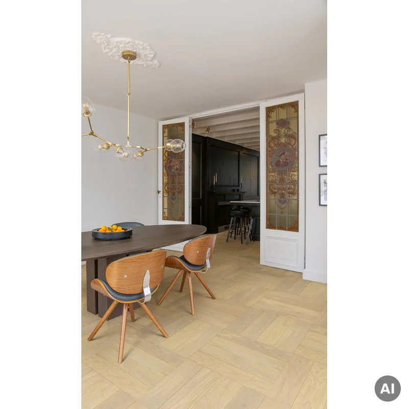 QUICK-STEP Jodełka Dąb Creamy Extra Matt DIS4856S 13.5 mm,