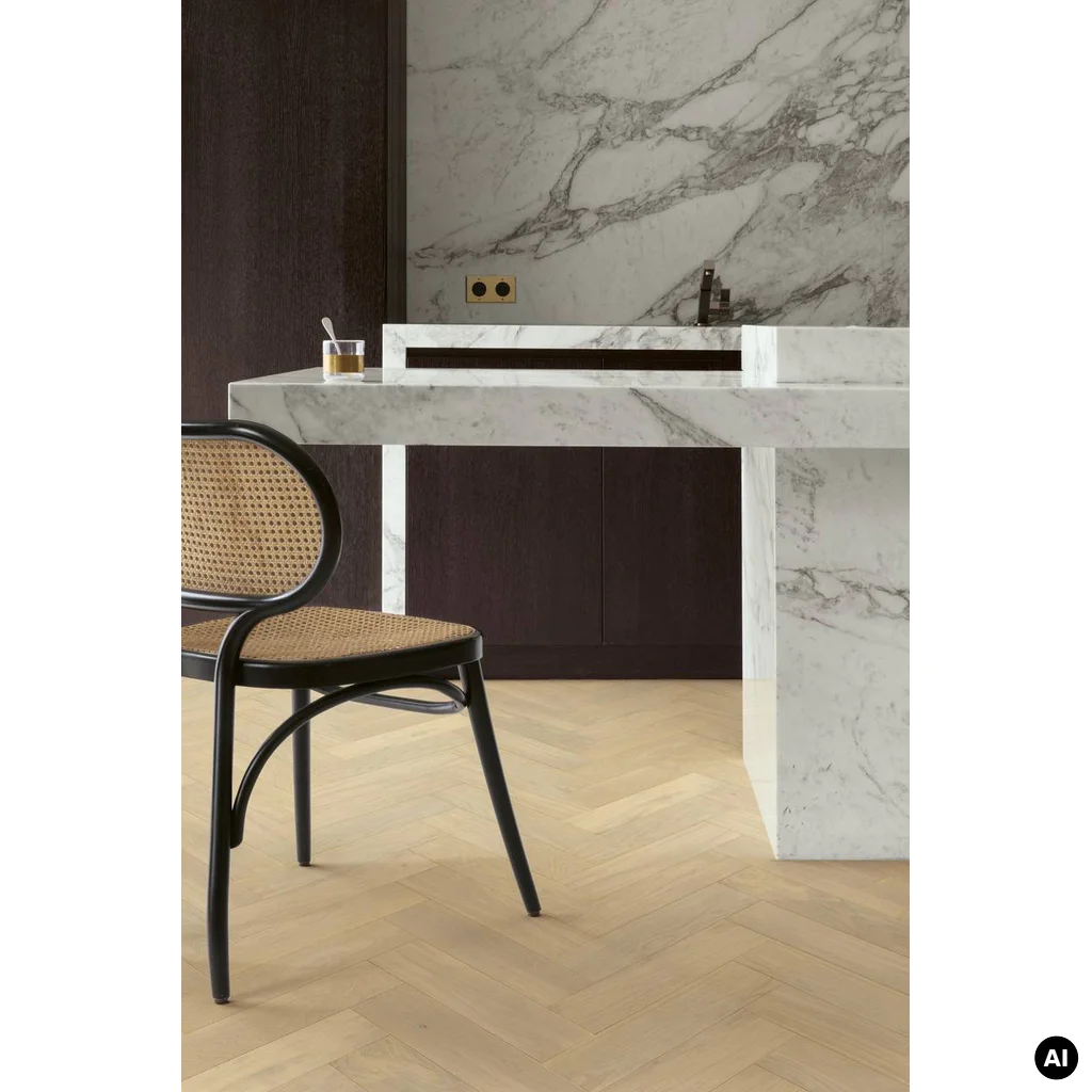 QUICK-STEP Jodełka Dąb Creamy Extra Matt DIS4856S 13.5 mm, 400090007, Podłoga drewniana, Disegno, Quick-Step Unilin