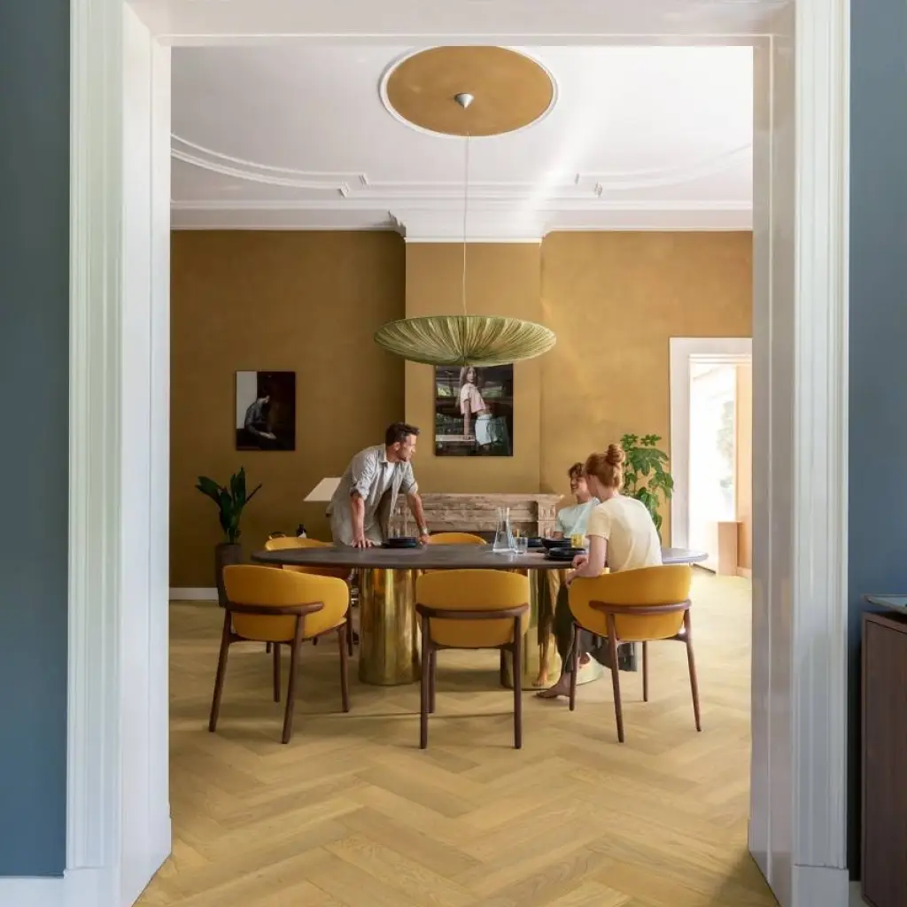 QUICK-STEP Jodełka Pure Dąb Light Extra Matt DIS5115S 13.5 mm, 400090008, Podłoga drewniana, Disegno, Quick-Step Unilin