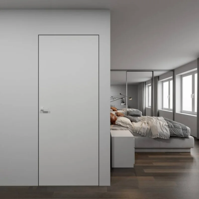 Zestaw Drzwi ukryte + Ościeżnica Sara Color odwrotna przyl