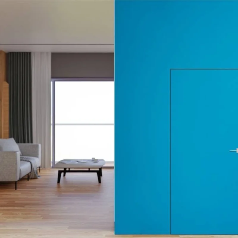 Zestaw Drzwi ukryte + Ościeżnica Sara Color odwrotna przyl