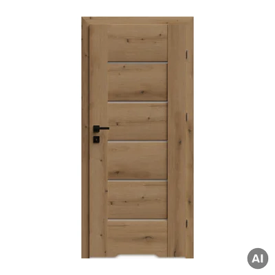 Drzwi Auri 0 przylgowe prawe 80 cm WC z podcięciem wentylacyjnym, 5901316119996