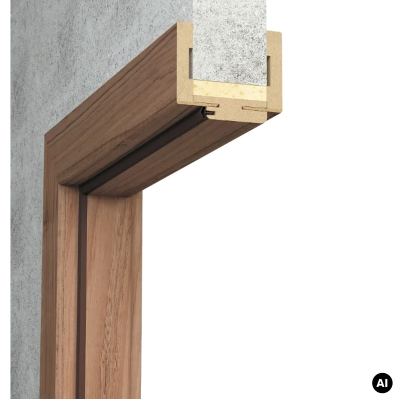 Ościeżnica regulowana z kątownikiem T80 95-115 80cm Lewa