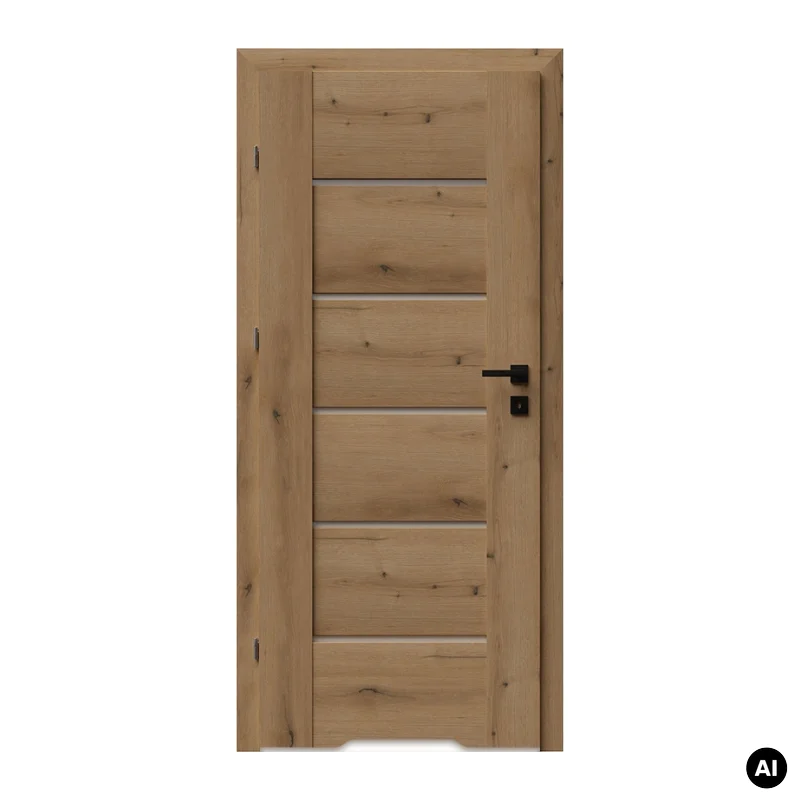 Drzwi Auri 0 przylgowe lewe 80 cm WC z podcięciem wentylacy
