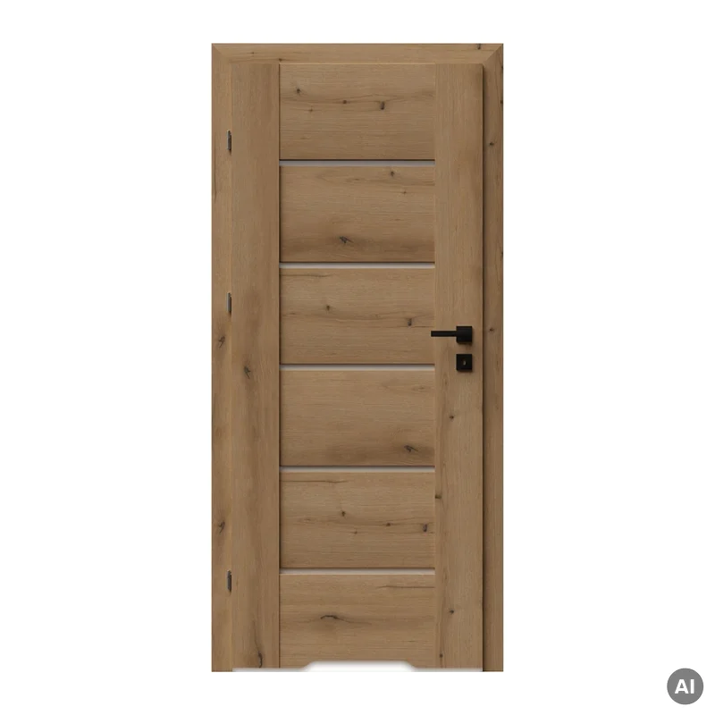 Drzwi Auri 0 przylgowe lewe 80 cm WC z podcięciem wentylacy