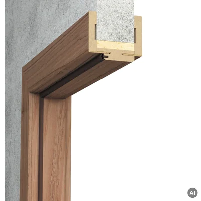 Ościeżnica regulowana z kątownikiem T80 180-200 80cm Lewa przylgowa, 5901316119545