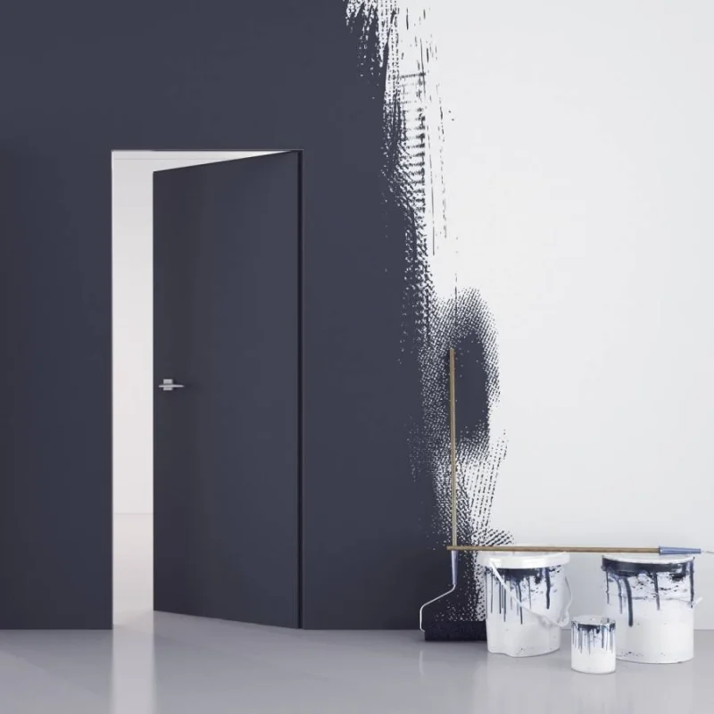 Zestaw Drzwi ukryte + Ościeżnica Sara Uni Lewe 80 cm do ma