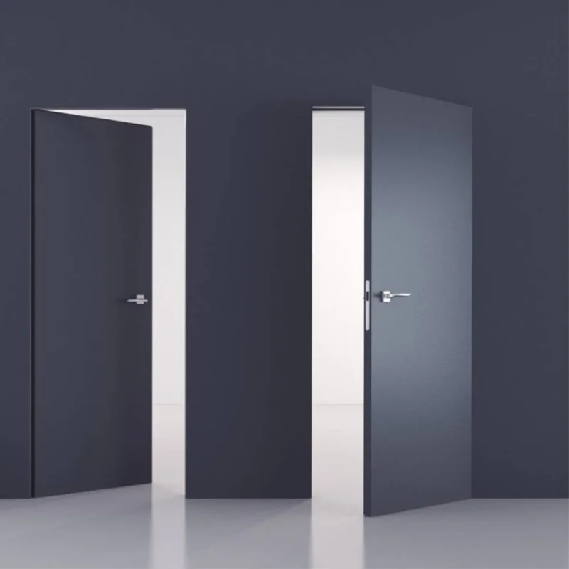 Zestaw Drzwi ukryte + Ościeżnica Sara Uni Prawe 80 cm do m