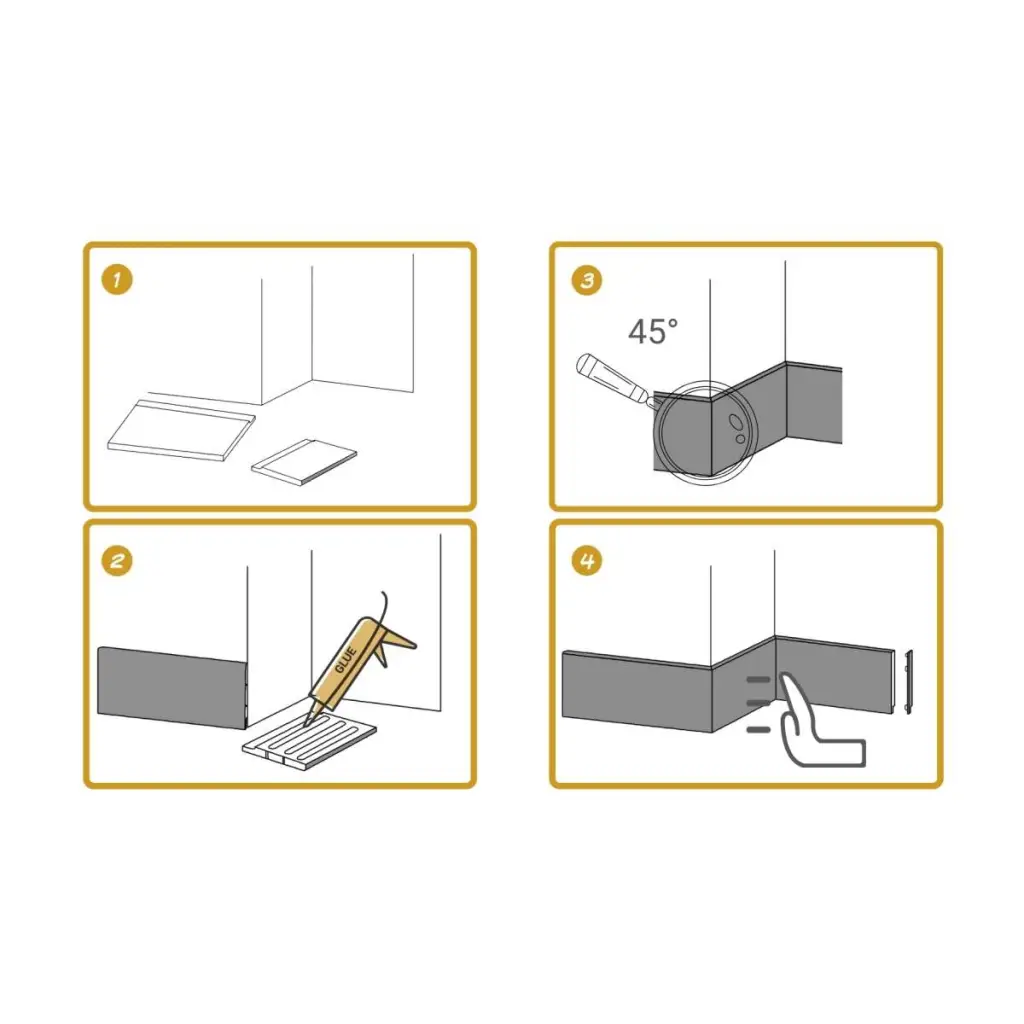 Listwa przypodłogowa Sempla Kaszmir 710A, 3032238, Listwy przypodłogowe, Sempla, Vilo