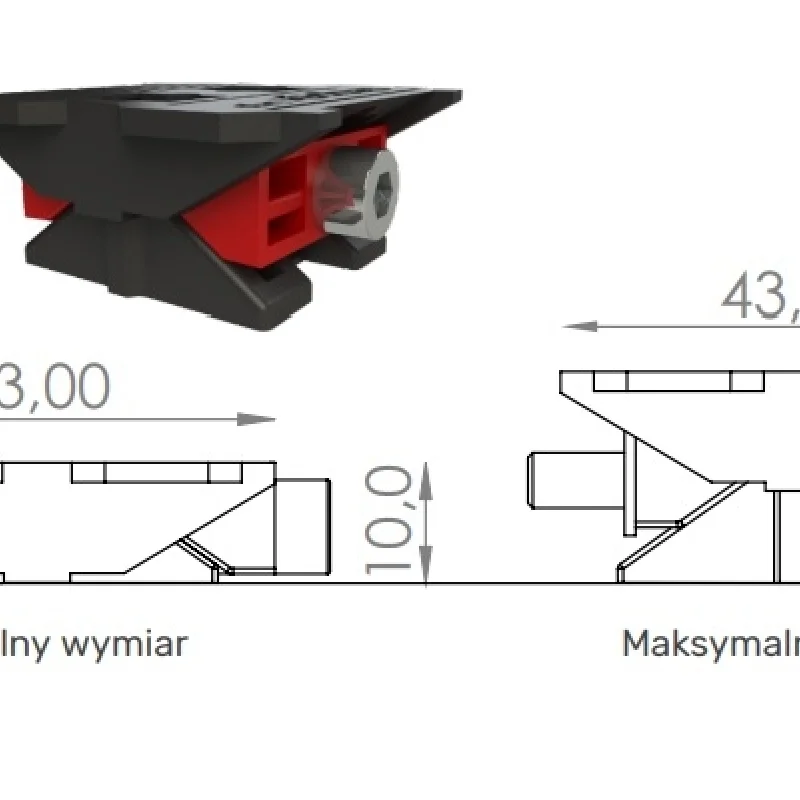 URP EMO X - Uniwersalny rozpierak pozycjonujący 10-18mm 125