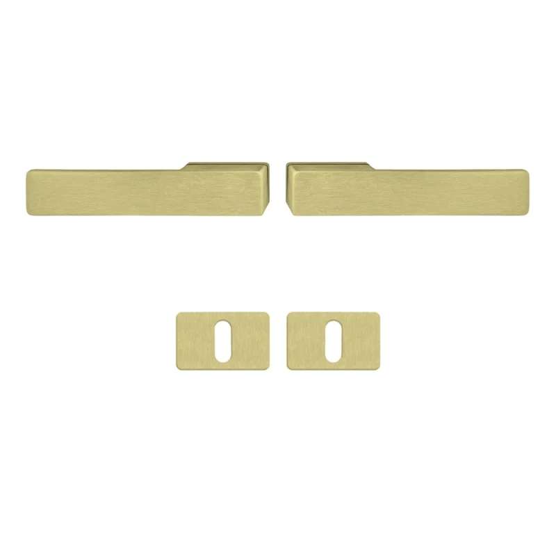 Klamka Libera Złota klamko + klamka + rozeta WK, 5907505425