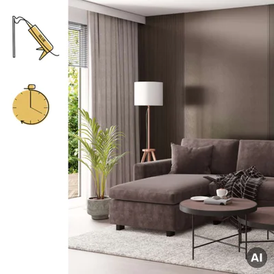 Panel lamelowy Rose Copper S 148, 6073765