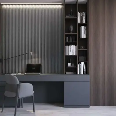 Panel lamelowy Brushed Steel S 148, 6073766