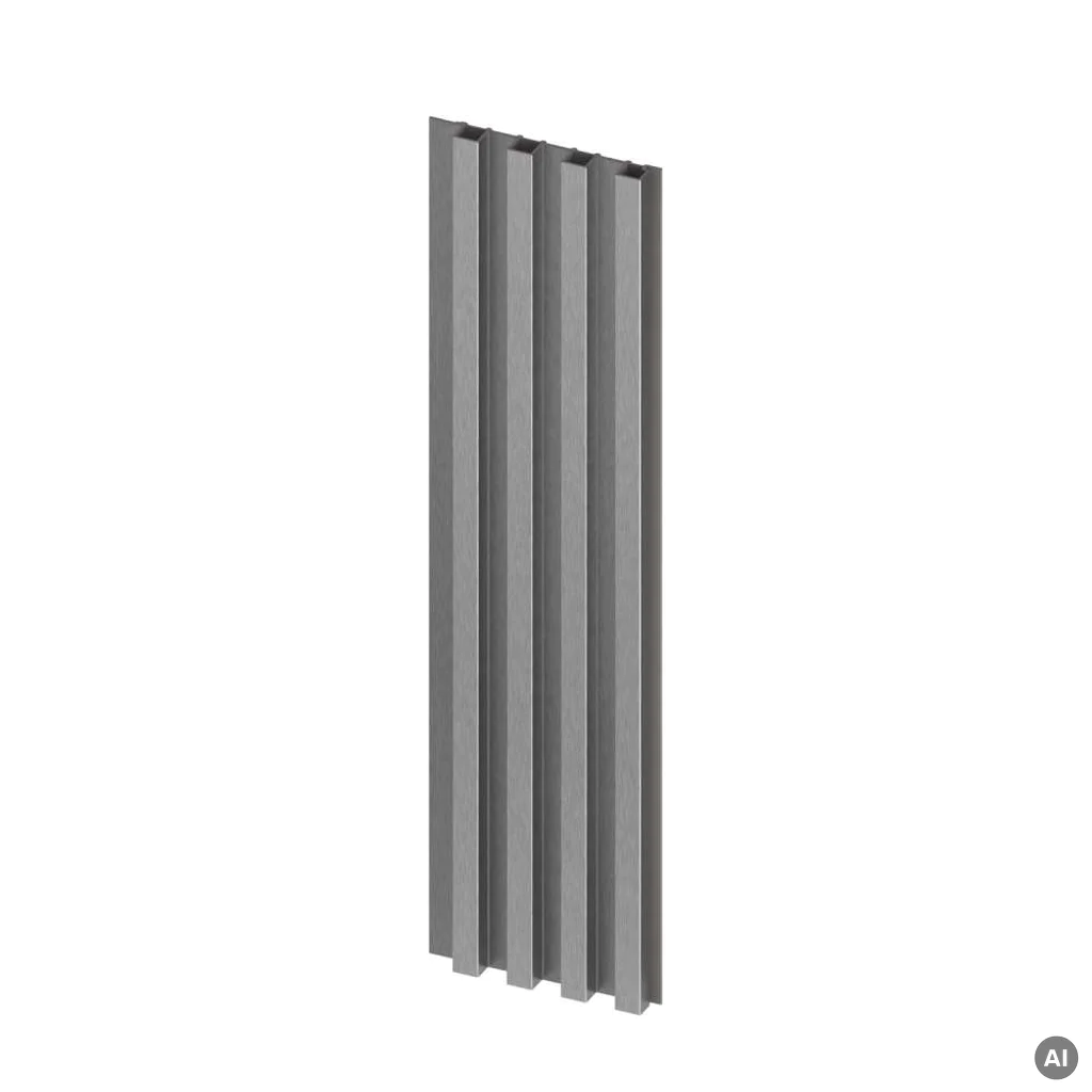 Panel lamelowy Brushed Steel S 148, 6073766, Lamele, Lamele ścienne MPC, Vilo