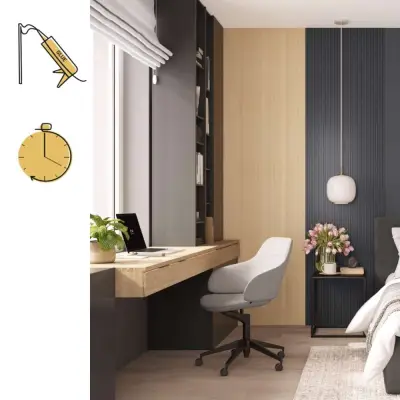 Panel lamelowy Deep Grey S 148, 6075090