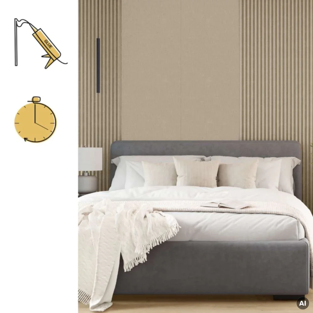 Panel lamelowy Linien Fabric M 160, 6075094, Lamele, Lamele ścienne MPC, Vilo