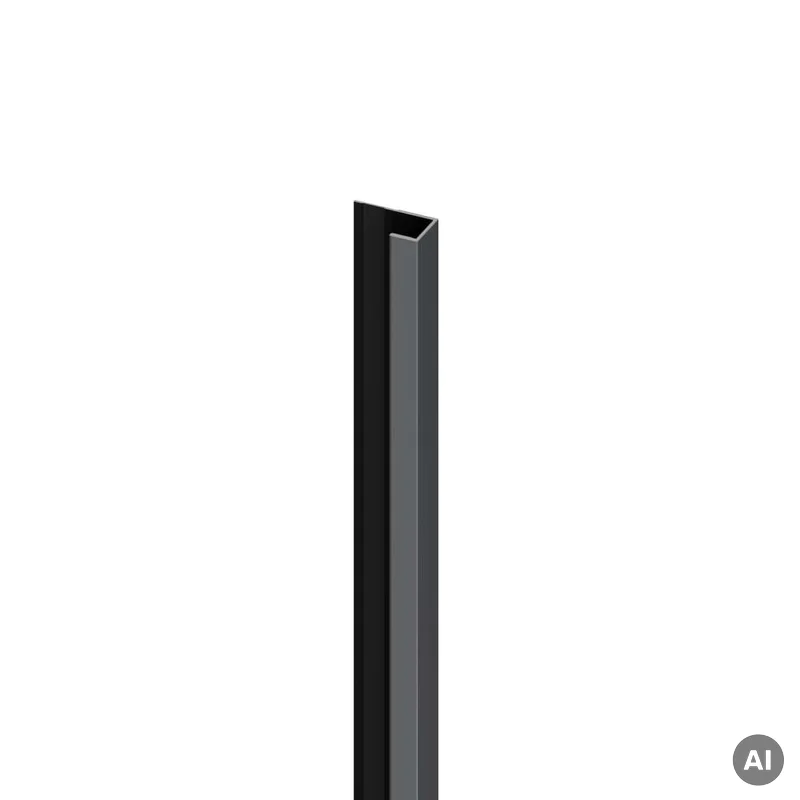 Zakończenie do lameli paneli ściennych XL Deep Grey, 60753