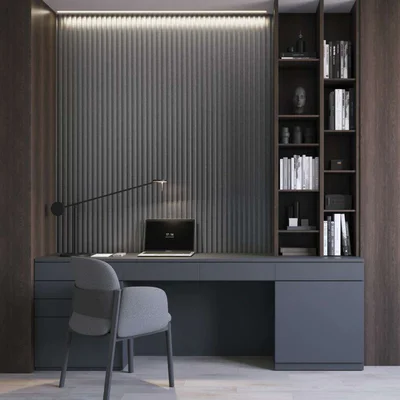 Zakończenie do lameli paneli ściennych XL Brushed Steel, 6075351