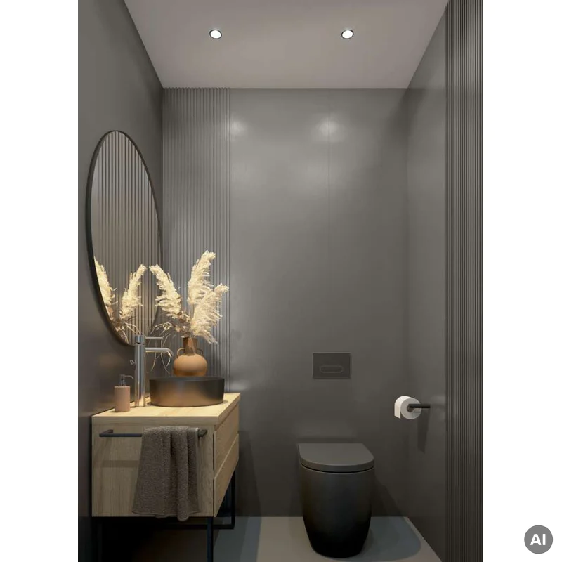 Zakończenie do lameli paneli ściennych XL Brushed Steel, 6