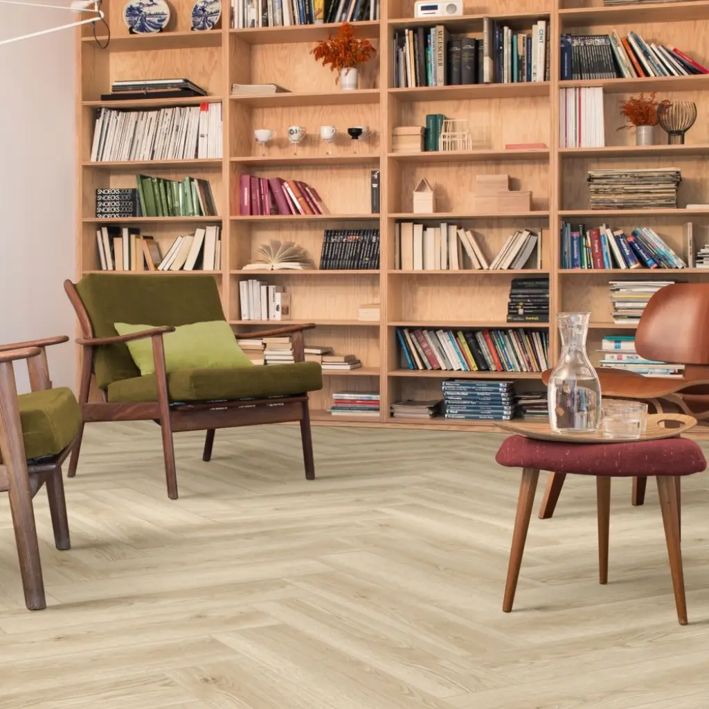 Panele winylowe Jodełka Luna Oak 84227 Klasa 33 6 mm, 400108712, Panele winylowe, Essenza, Balterio