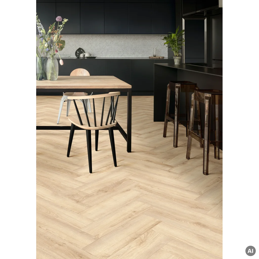 Panele winylowe Jodełka Lava Oak 83273 Klasa 33 6 mm, 400108721, Panele winylowe, Essenza, Balterio