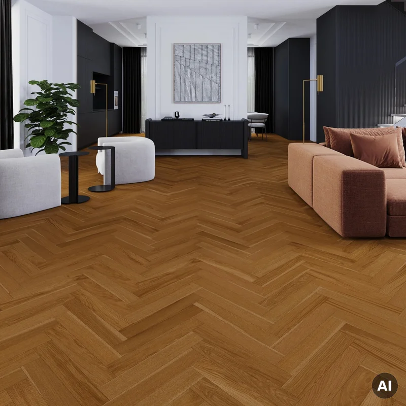 Podłoga hybrydowa Jodła klasyczna Dąb Vitaria 91 6.3 mm,