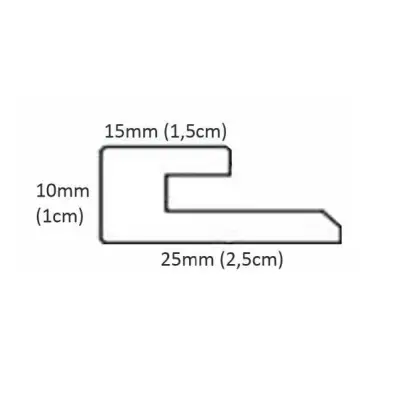 Zestaw Lamele Kaszmir Sahara Cream S 3019, Listwa startowa Lewa, Listwa zakończeniowa Prawa, 120038352, 120041161, 120041159