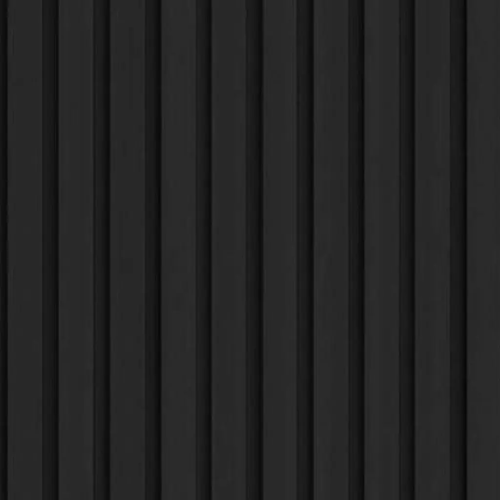 Zestaw Lamele Czarne matowe M 723, Listwa startowa lewa, Listwa zakończeniowa Prawa, 120032940, 120035909, 120035910, Zestaw, Lamele MDF, AGT