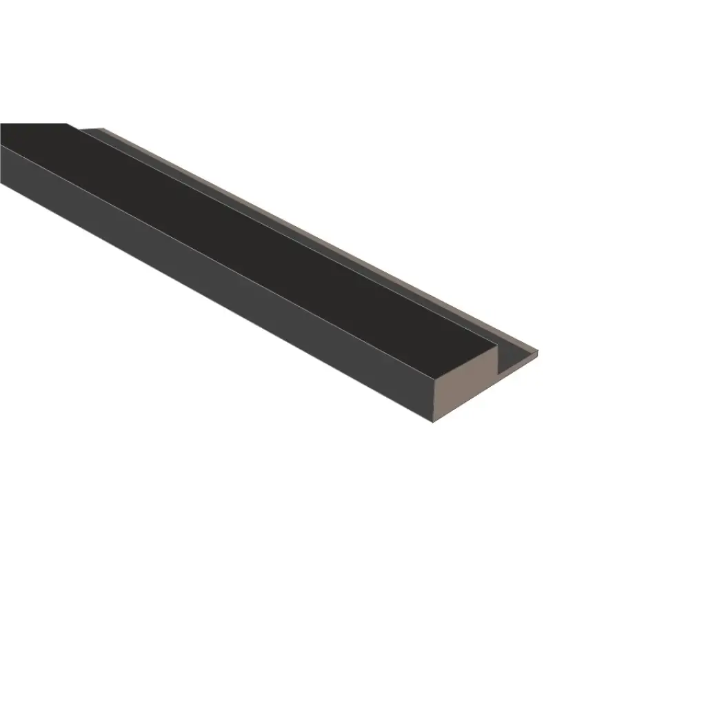 Zestaw Lamele Czarne matowe M 723, Listwa startowa lewa, Listwa zakończeniowa Prawa, 120032940, 120035909, 120035910, Zestaw, Lamele MDF, AGT