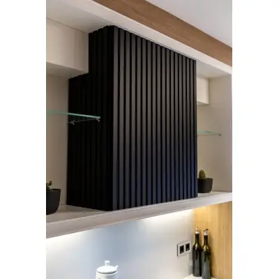 Zestaw Lamele Czarne matowe M 723, Listwa startowa lewa, Listwa zakończeniowa Prawa, 120032940, 120035909, 120035910