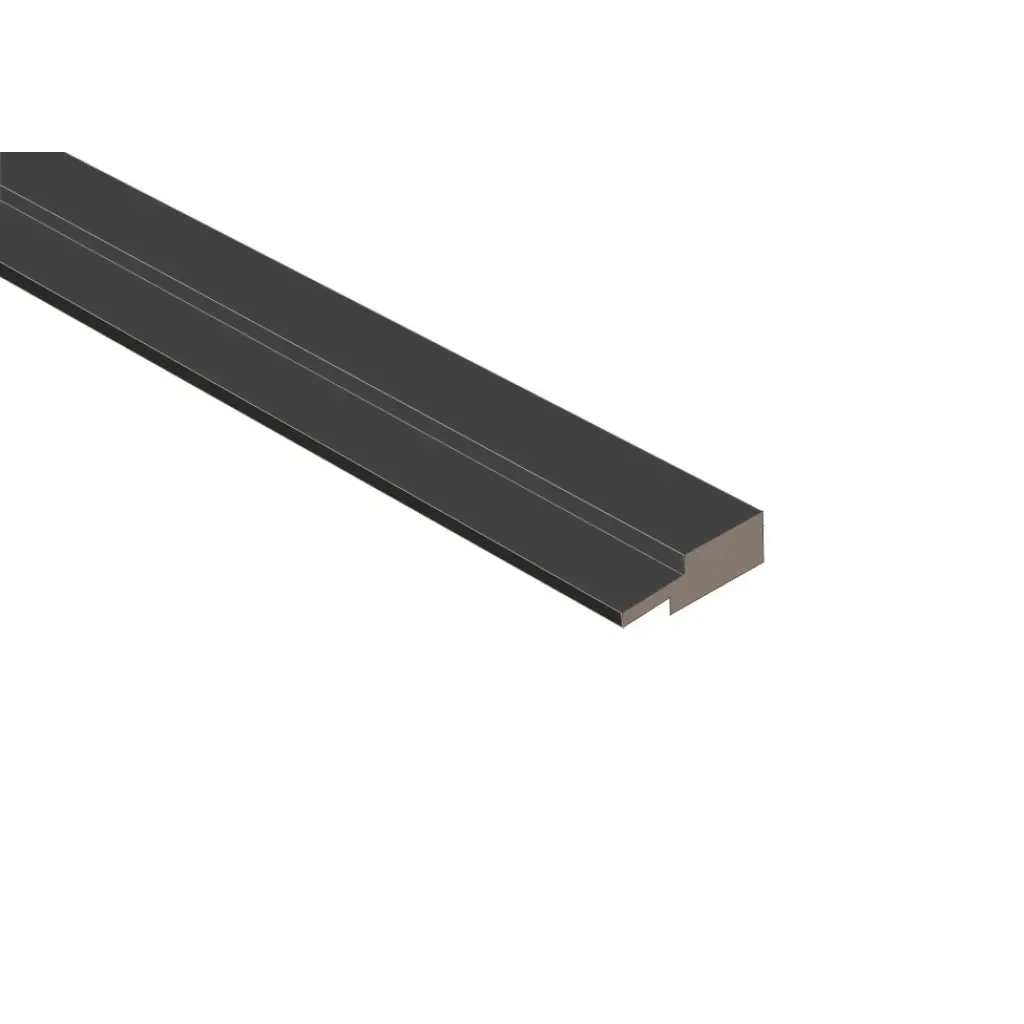 Zestaw Lamele Czarne matowe M 723, Listwa startowa lewa, Listwa zakończeniowa Prawa, 120032940, 120035909, 120035910, Zestaw, Lamele MDF, AGT