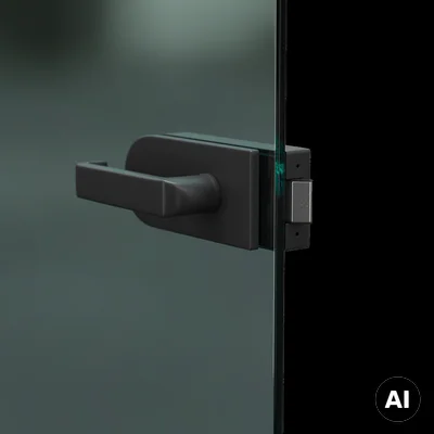 Drzwi Porta GLASS szyba przezroczysta z malowanymi szprosami, wzór 2