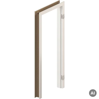 Ościeżnica regulowana Porta SYSTEM B 95-115 Lewa 80cm Odwrotna przylga, OPPP0B0L08UBI0ANU80000