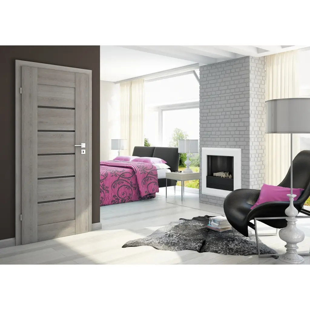 Drzwi Sempre Alu W03S4, Drzwi wewnętrzne, Sempre Alu, POL-SKONE