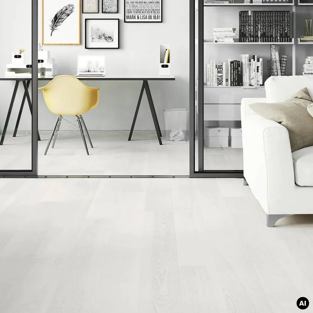 Podłoga drewniana Jesion Lemon Sorbet Grande 14 mm, 1W1000489, Deska barlinecka, Smaki Życia, Barlinek