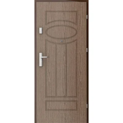 Drzwi Techniczne Rw=32 dB Frezowane 4