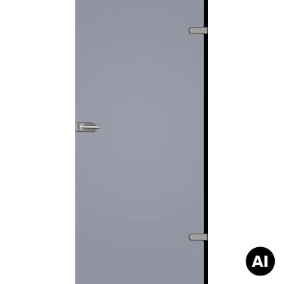 Drzwi Szklane Galla 1 decormat grafit