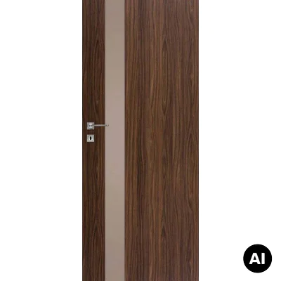 Drzwi Vetro D1 decormat brąz