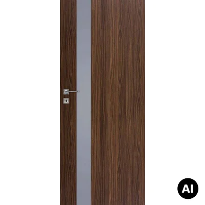Drzwi Vetro D1 decormat grafit