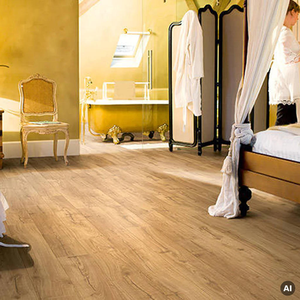 Panele Podłogowe Dąb Klasyczny Naturalny IM1848 AC4 8 mm, Panele podłogowe, Impressive, Quick-Step