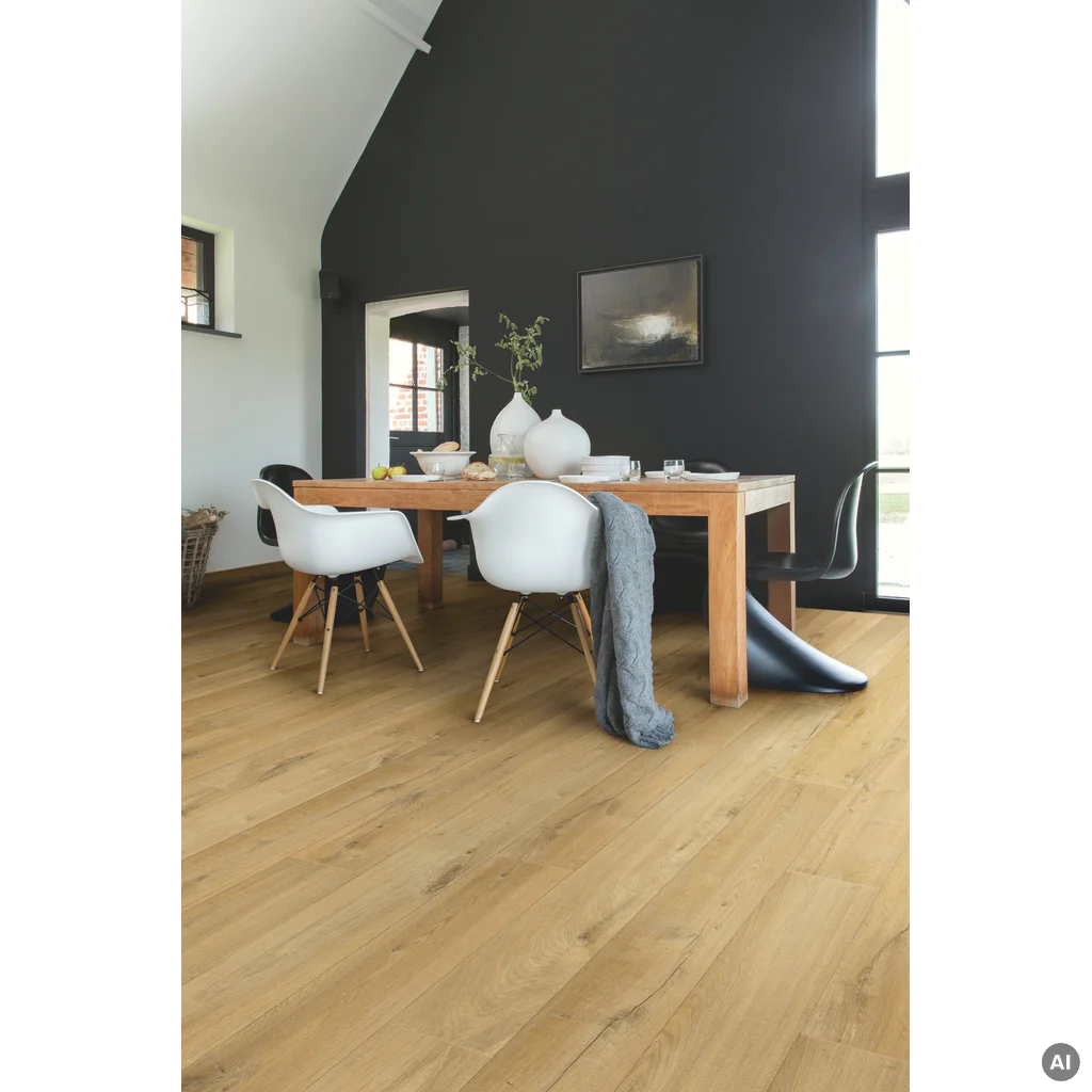 Panele Podłogowe Dąb Spokojny Naturalny IM1855 AC4 8 mm, Panele podłogowe, Impressive, Quick-Step Unilin