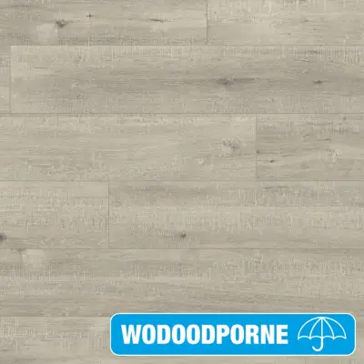 Panele Podłogowe Dąb Szary ze śladami cięcia piłą szary IM1858 AC4 8 mm
