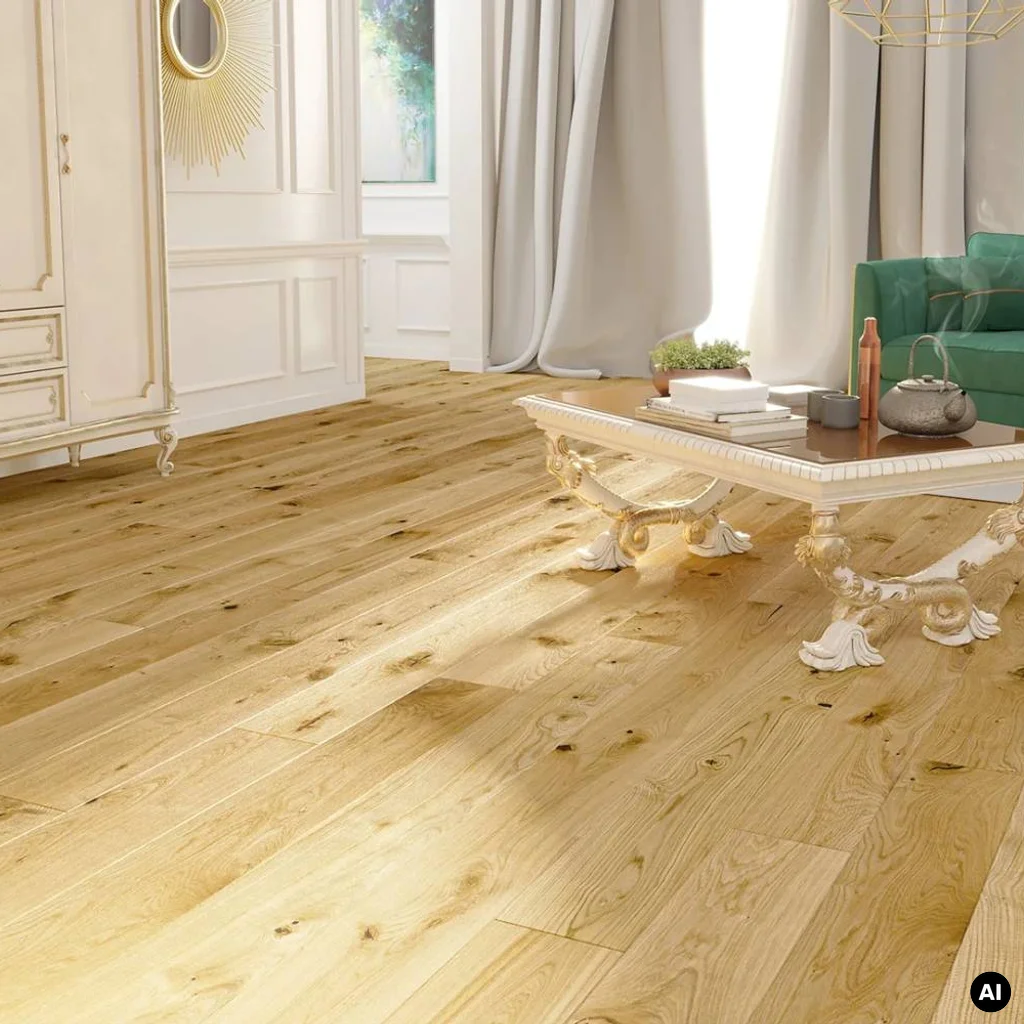 Podłoga drewniana Dąb Raisins Grande 14 mm, 1WG000285, Deska barlinecka, Pure Line, Barlinek