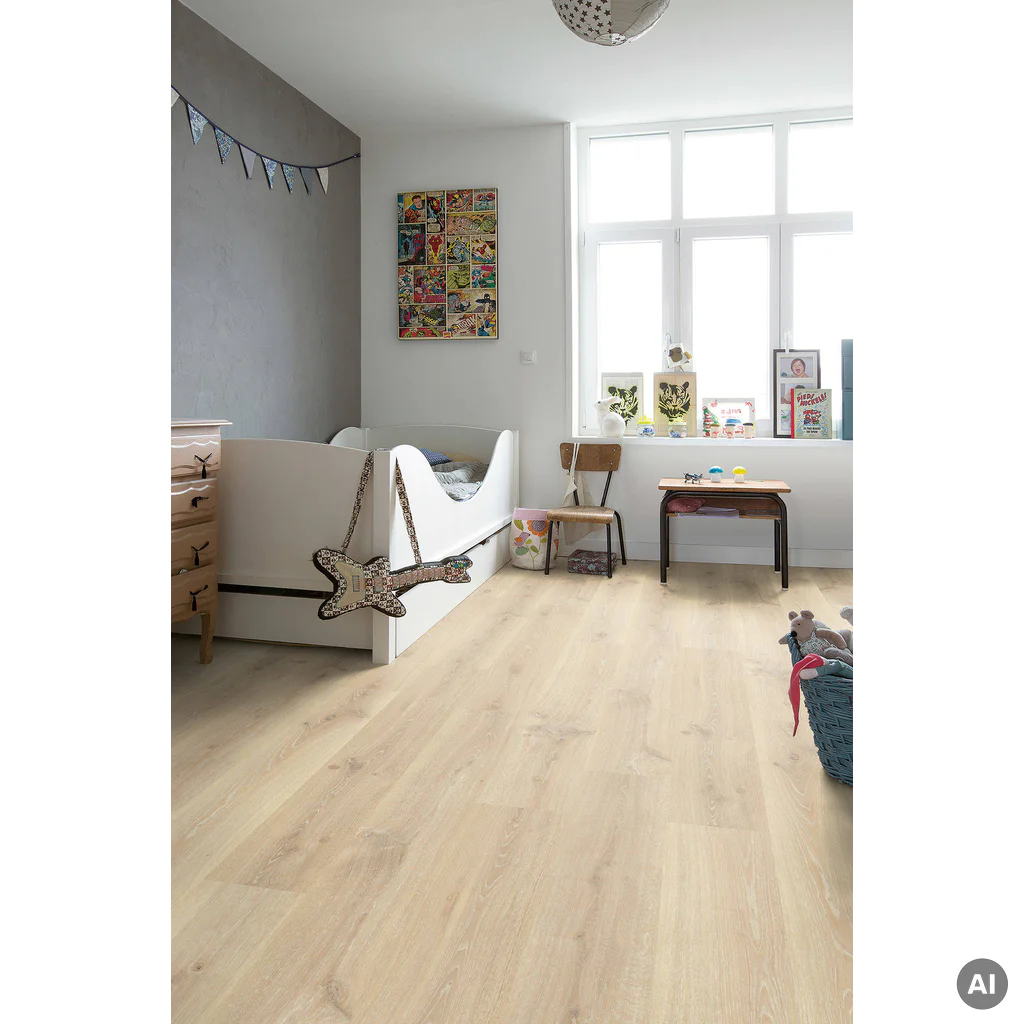 Panele Podłogowe Dąb Biały Tennessee CRH3179 AC4 7 mm, Panele podłogowe, Creo, Quick-Step