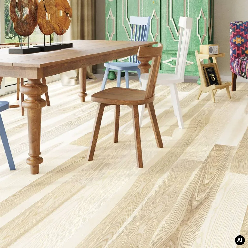 Podłoga drewniana Jesion Milkshake Grande 14 mm, 1WG000664, Deska barlinecka, Decor Line, Barlinek