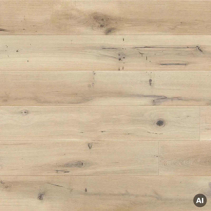 Podłoga drewniana Dąb Ivory Grande 14 mm, 1WG000626 - 4