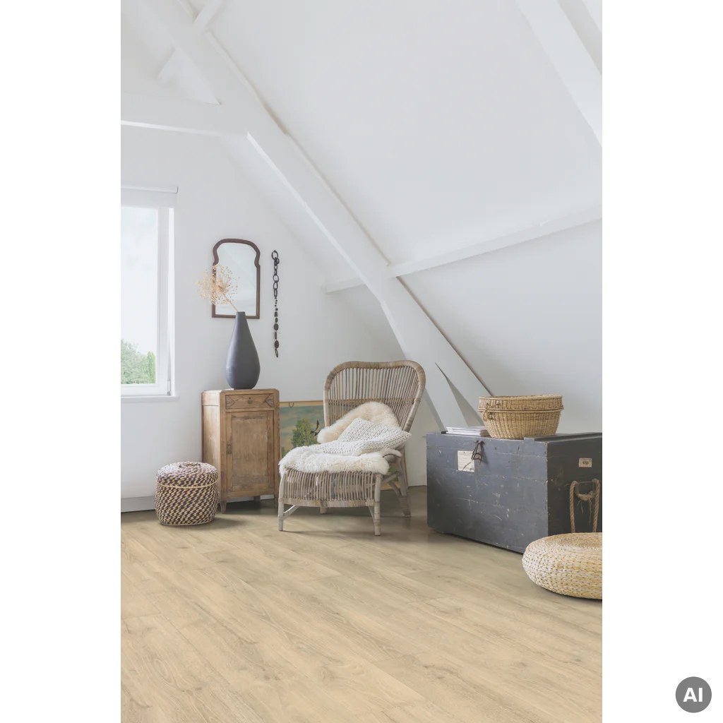Panele Podłogowe Dąb Leśny Beżowy MJ3545 AC4 9.5 mm, Panele podłogowe, Majestic, Quick-Step