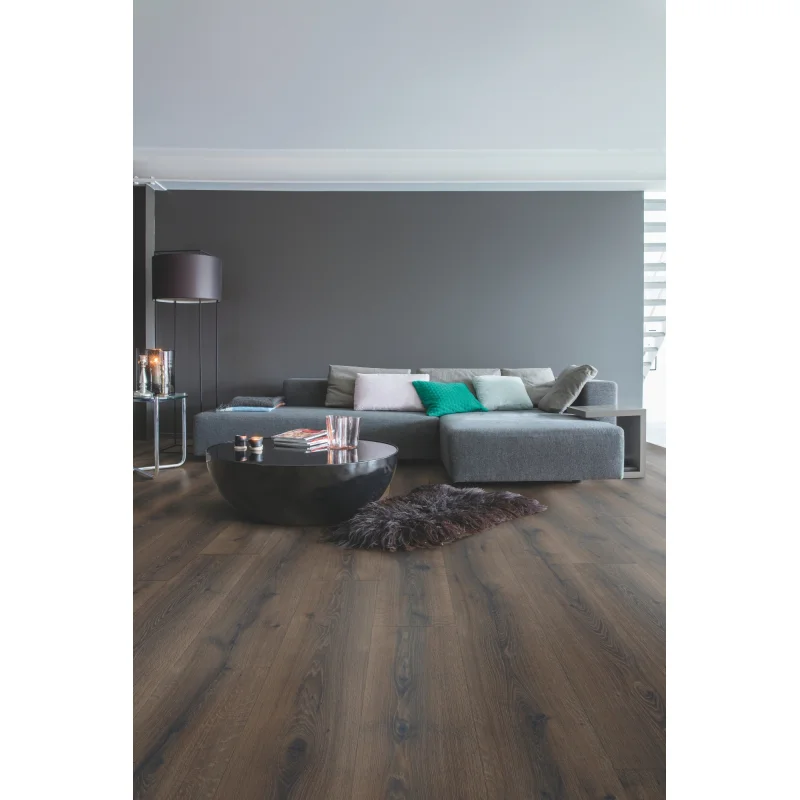 Panele Podłogowe Dąb Pustynny Szczotkowany Ciemnobrązowy 